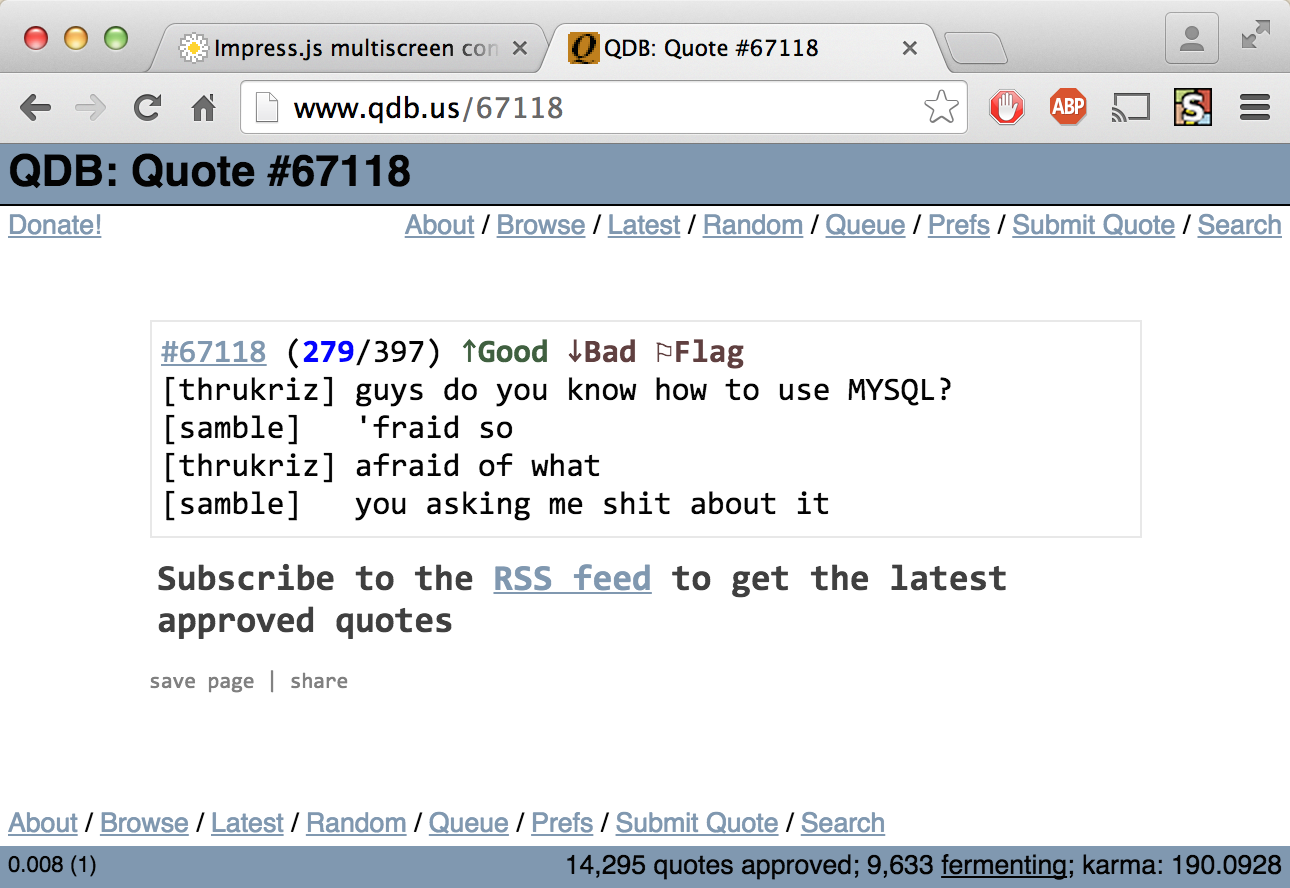 mysql joke