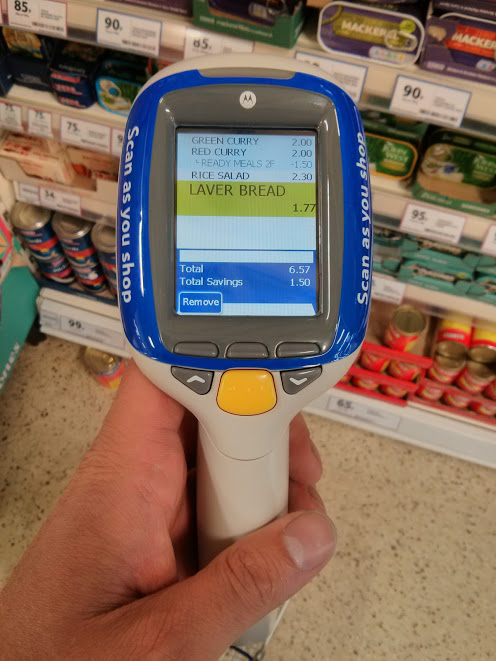 Tesco scan-as-you-go scanner